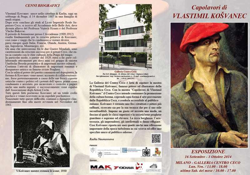 brochure evento Milano - fronte
