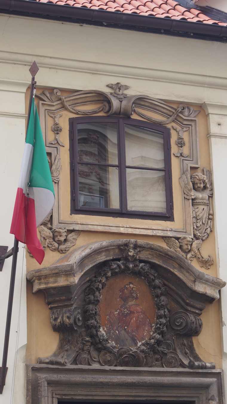 ingresso Istituto Italiano della Cultura a Praga